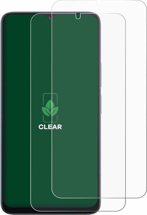 Produktbild ScreenLeaf Schutzfolie nachhaltiger Displayschutz Display Schutz Folie Klar Transparent (2 Stück, Oppo F11)