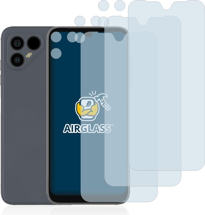 Actual product image BROTECT AirGlass Glass (3 Piece, Fairphone 4)