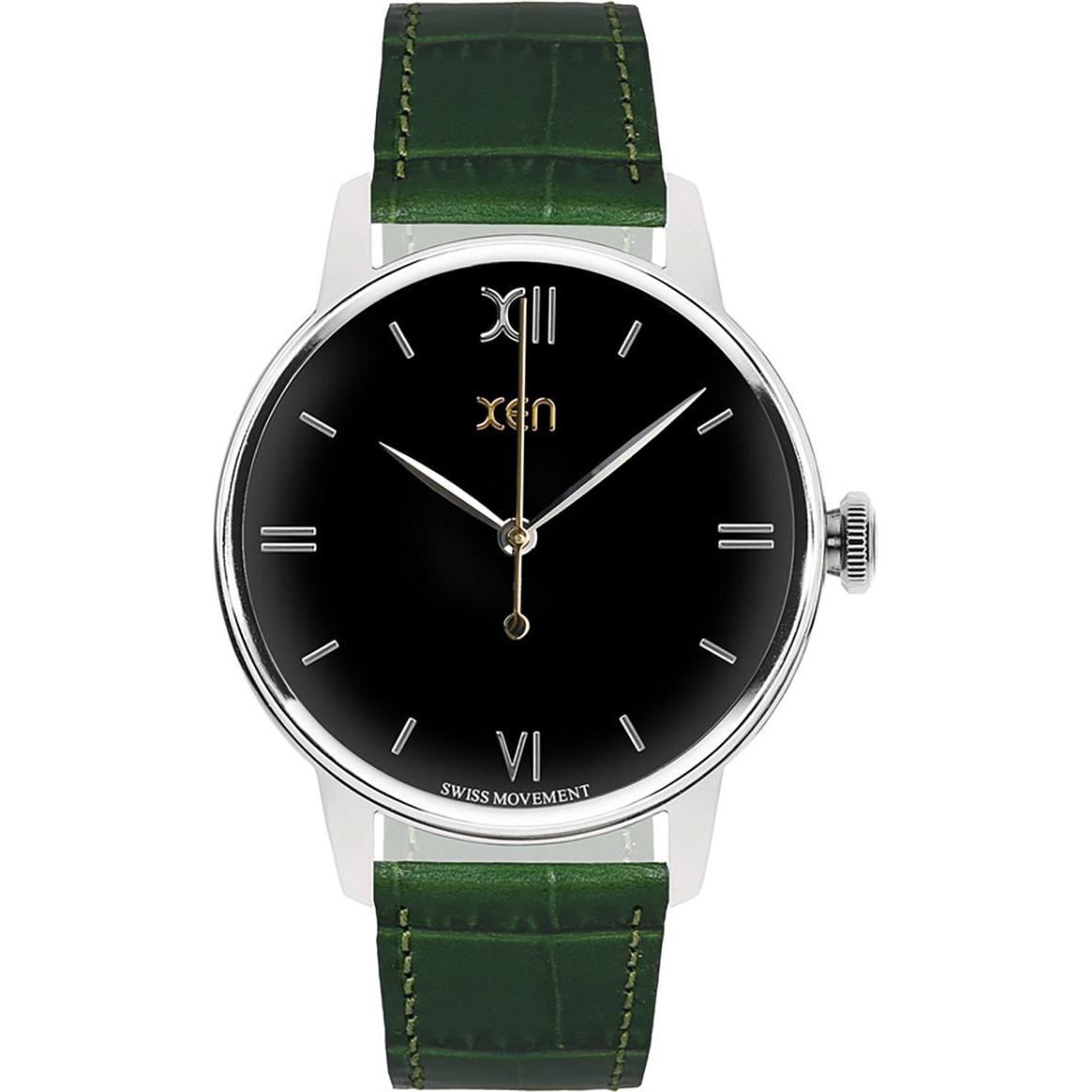 Xen, Armbanduhr, Armbanduhr Classic XQ0300, Grün, (Analoguhr, 41 mm)