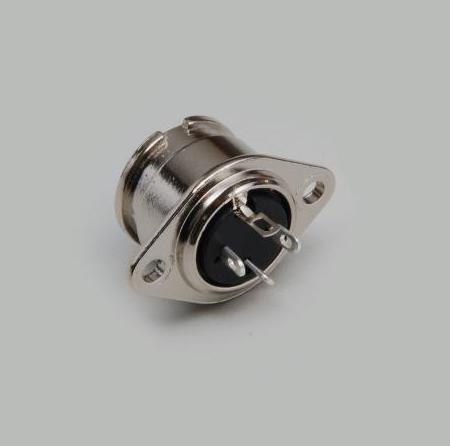 Actual product image BKL Electronic DIN mounting socket with countersunk lock