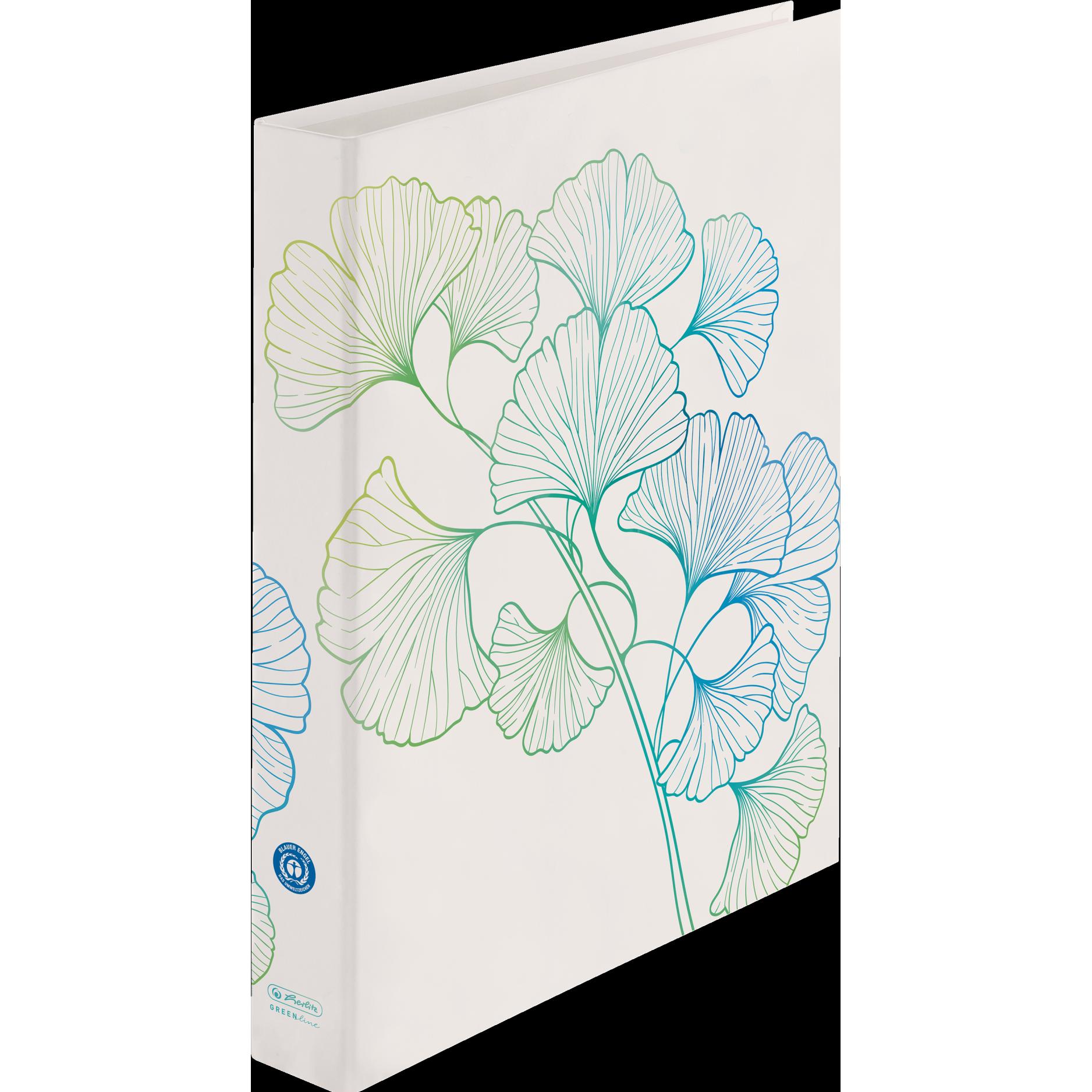 Herlitz, Ordner, MaX Greenline Ginkgo (A4, 25 mm, 1 x)