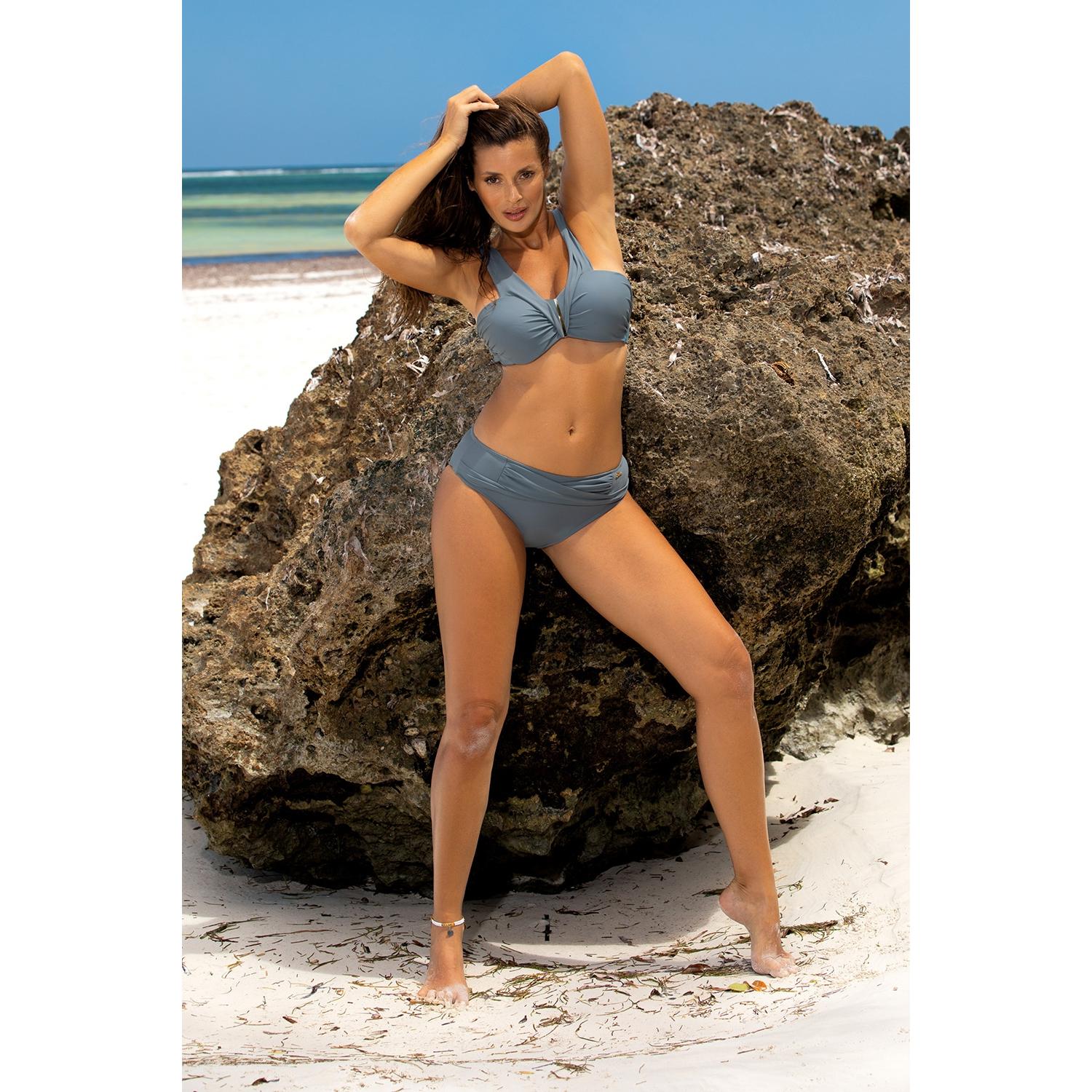 Markko, Damen, Bikini, Zweiteiler Bikini model 165865, Grau, (36)