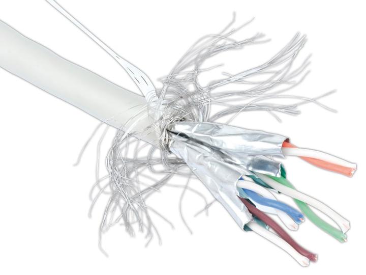 Image du produit Goobay Câble réseau CAT 6 S/FTP 4 x (S/FTP, CAT6, 100 m)
