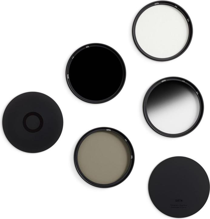 Actual product image Urth 46mm UV, Circular Polarizing (CPL), ND64, Soft Grad ND8 Lens Filter Kit (Plus+) (46 mm, UV filter, 46 mm)