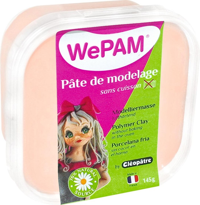 Image du produit Cléopâtre WePAM, pâte à modeler durcissant à l'air, 145g