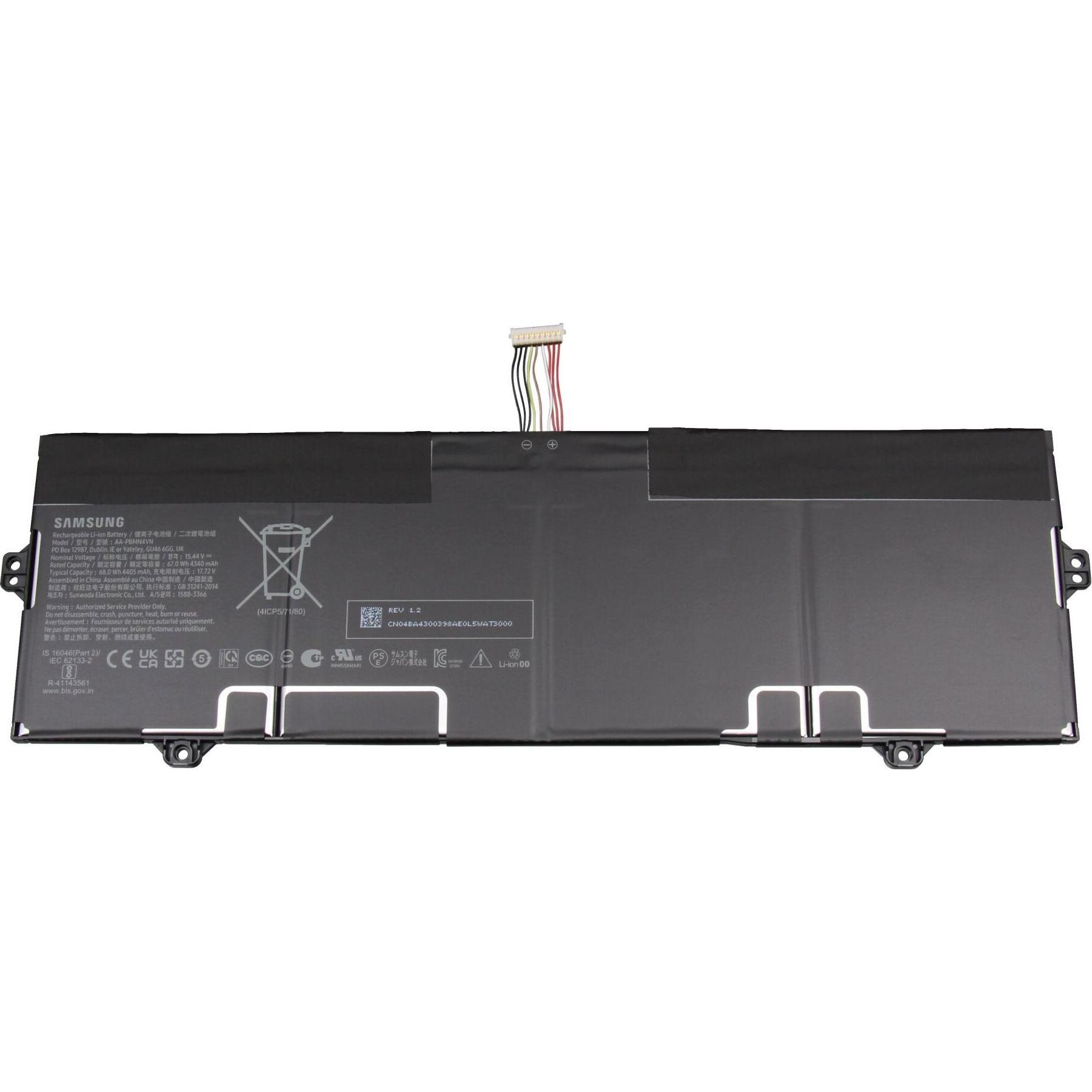 Samsung BA96-07916A (4 Zellen, 4400 mAh), Notebook Akku