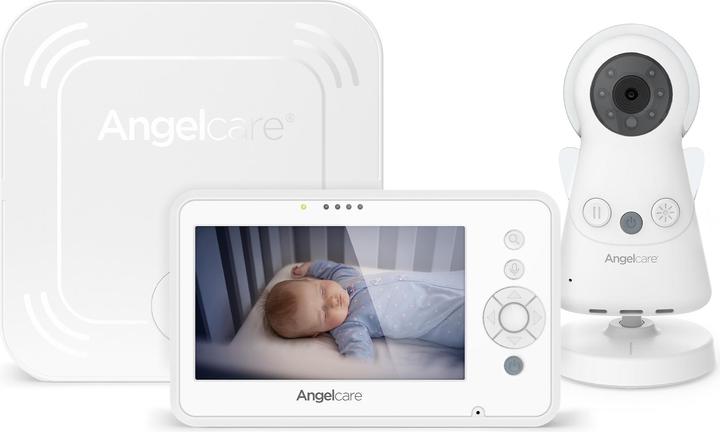 Angelcare Baby Movement Monitor White (Babyphone mit Kamera, 150 m)
