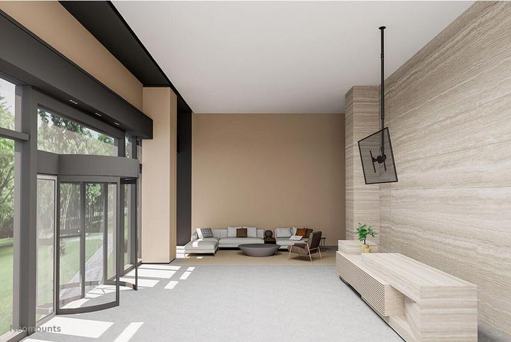 Actual product image Neomounts CL35-440BL16XL (Ceiling, 50 kg, 37" - 70")