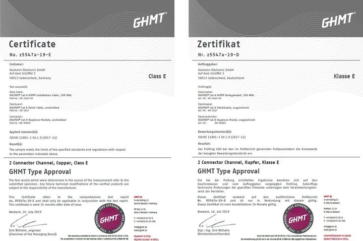 Produktbild Digitus Installationskabel (U/UTP, CAT6, 100 m)