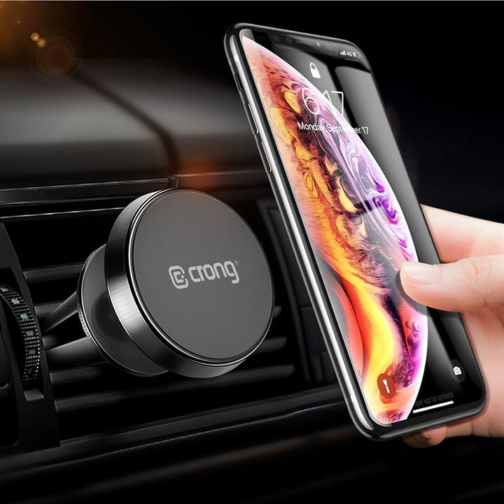 Actual product image Crong Magnetic Smart CRG-CH1-BLK car holder