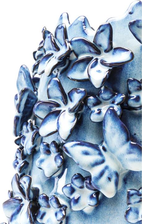 Immagine prodotto Kare Design Vaso Farfalle Lightblue 35cm (1 x, 23 x 23 x 36 cm)