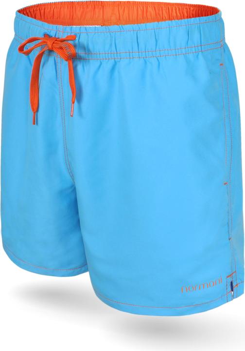 Dark orange, Cyan Blue