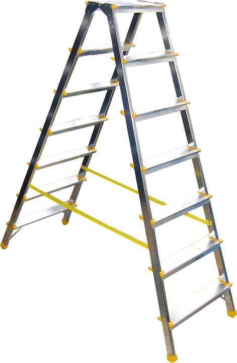 Produktbild Puag Doppelstufenleiter 2 x 7 Stufen (Stehleiter, 160 cm)