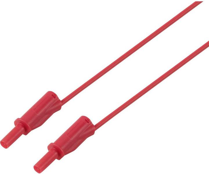 Immagine prodotto Voltcraft MSB-532 Cavo di prova 4mm 1 m rosso 2,5mm² CAT IV 600V 32 A