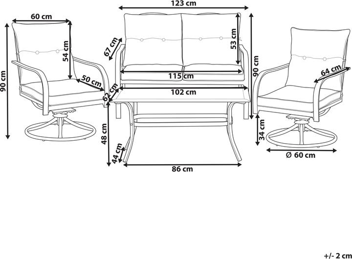 Produktbild Beliani Mestrino