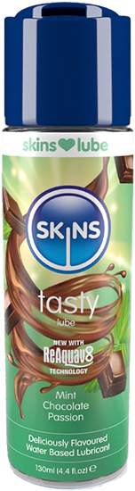 Produktbild Skins Tasty» Mint Chocolate Passion 130ml Gleitgel mit natürlichen Aromen (130 ml)