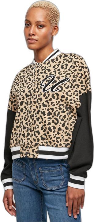 Produktbild Urban Classics Ladies AOP Oversized College Sweat Jacket - 21101 (XL)