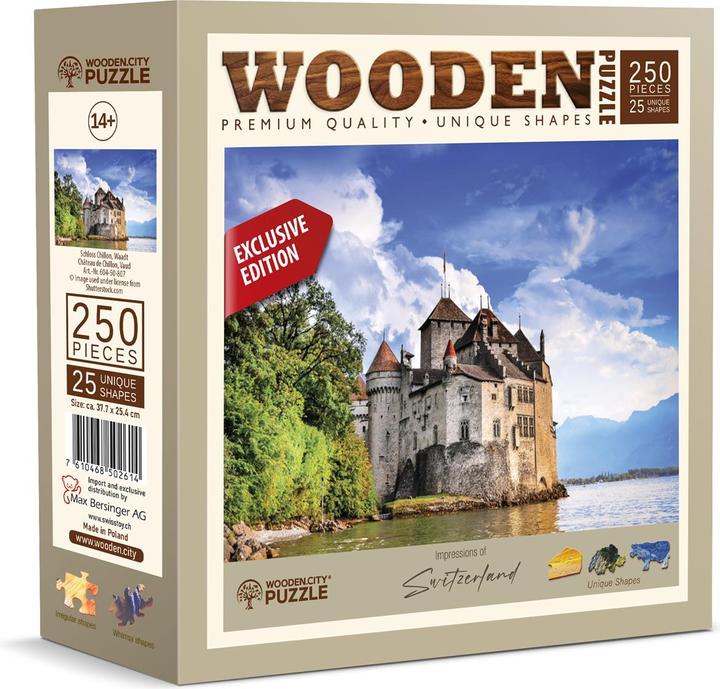 WoodenCity Puzzle en bois L CH Château de (250 pièces)
