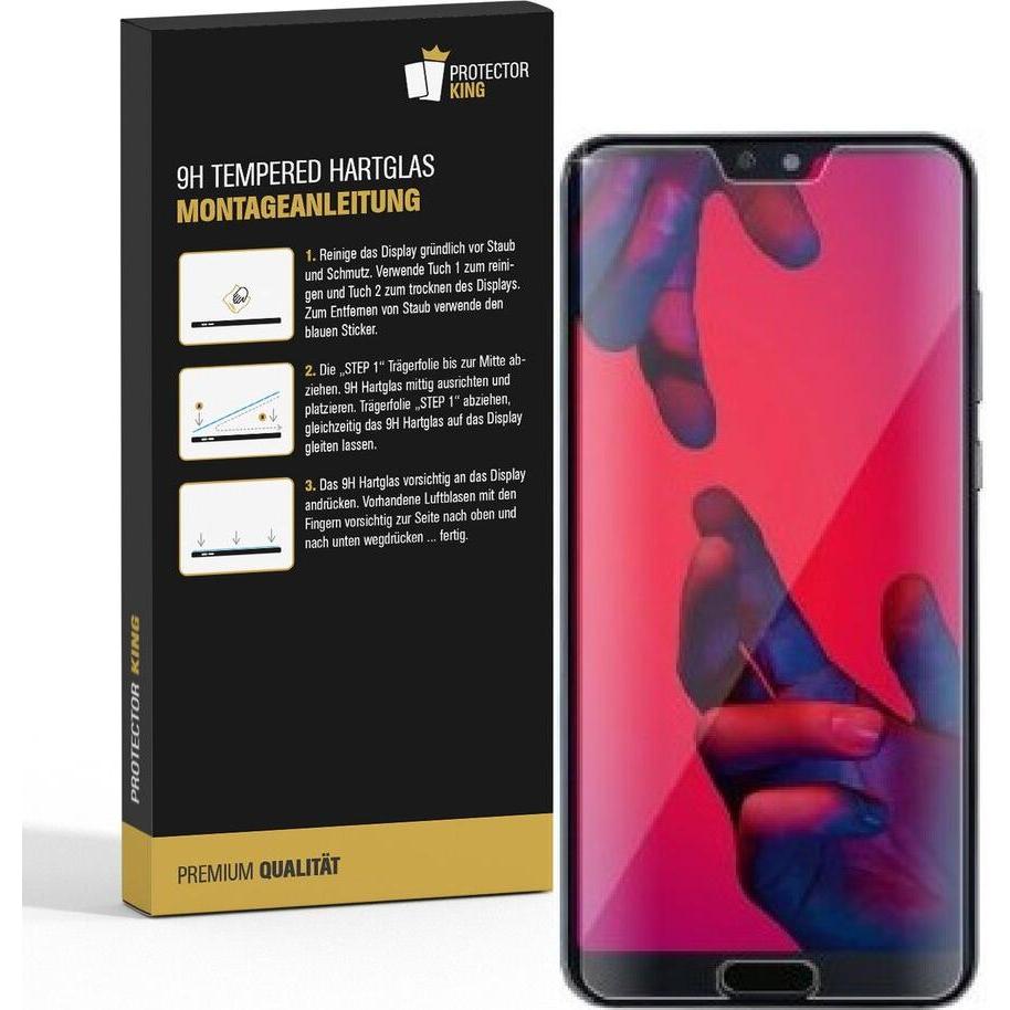 Thumbnail - Protectorking 1x Echtes Tempered 9H Panzerhartglas Matt Entspiegelt (1 Stück, Huawei P20 Pro), Smartphone Schutzfolie, S...