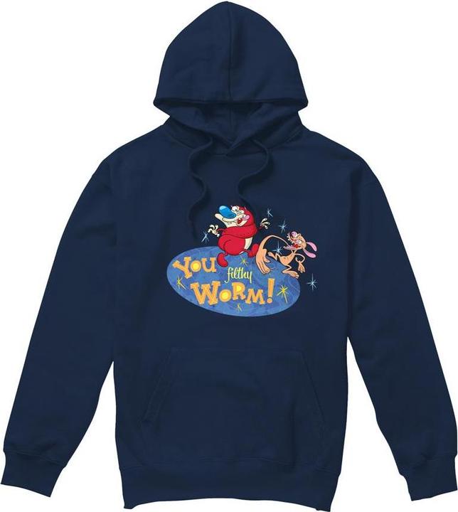 Produktbild Ren & Stimpy You Filthy Worm! Kapuzenpullover (L)