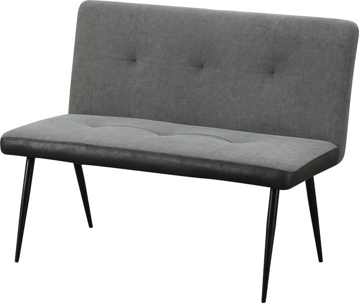 HTI-Living 2-Sitzer Bank Anthrazit/Grau Joschka (112 cm)