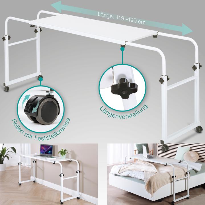 Produktbild Aktivshop Betttisch (190 x 46 x 120 cm)