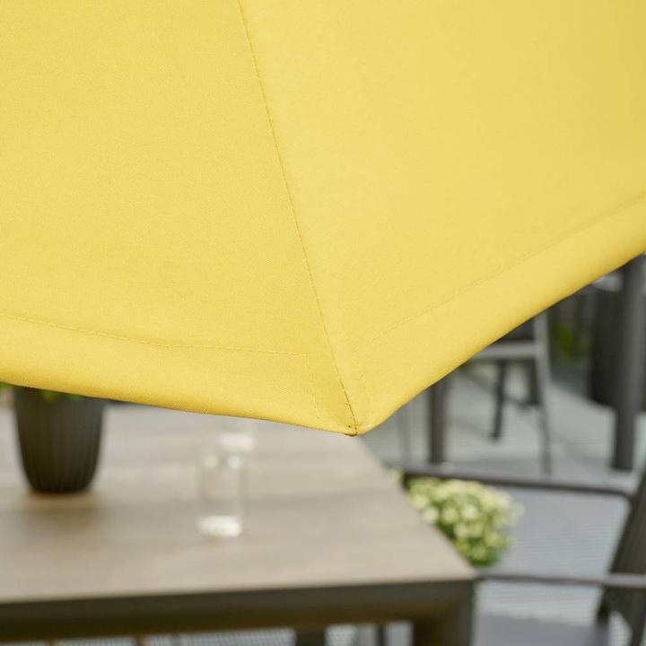 Produktbild Siena Garden Paolo Mittelstockschirm mustard Ø 270 cm (2.70 m)