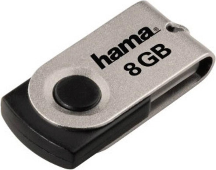 Immagine prodotto Hama FlashPen ruotare (8 GB, USB-A, USB 2.0)