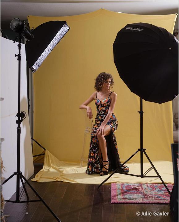 Produktbild Westcott X Drop Pro Kreukbestendige Achtergrond Kanarie Geel (2.4 x 2.4 m) (240 cm, 240 cm)