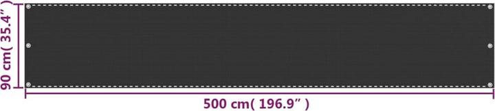 Produktbild vidaXL Balkon-Sichtschutz (90 cm)