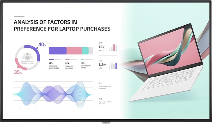 Actual product image LG Dis Public 55 55UH5N-E (3840 x 2160 Pixels, 55")