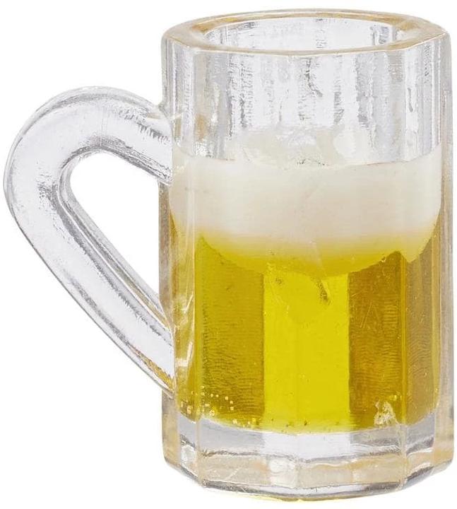 Actual product image Hobby Fun Mini utensils beer glass 1.5 cm, 2 pieces (0.03 l, 2 x)