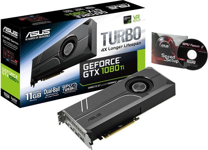 Immagine prodotto ASUS TURBO GeForce GTX 1080 Ti 11G (11 GB)