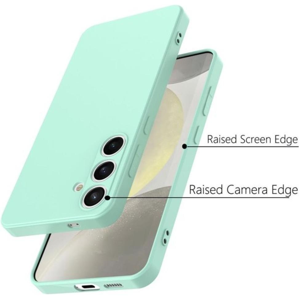Thumbnail - Screenguard Liquid Silicone Case Hülle (Samsung Galaxy S24+), Smartphone Hülle, Türkis