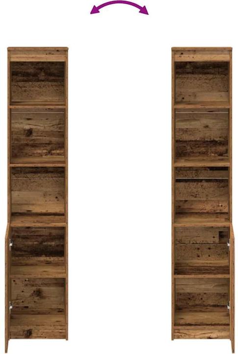 Actual product image vidaXL Highboard (37.50 x 35 x 180 cm)
