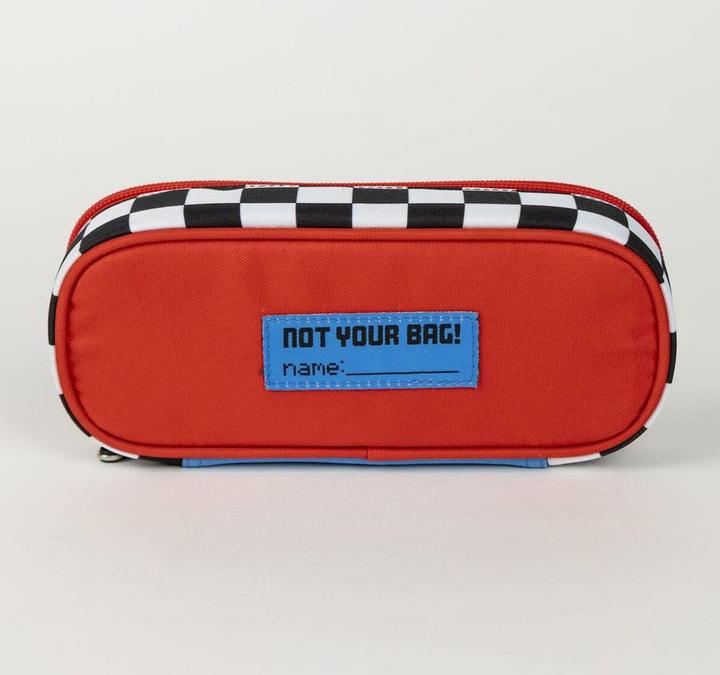 Actual product image Spiderman pencil case oval, red