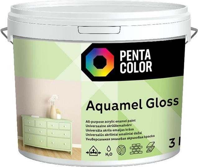 Pentacolor Vernice Aquamel White 3 kg Lucida