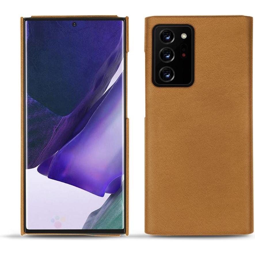 Noreve Lederschutzhülle (Samsung Galaxy Note 20 Ultra), Smartphone Hülle, Braun