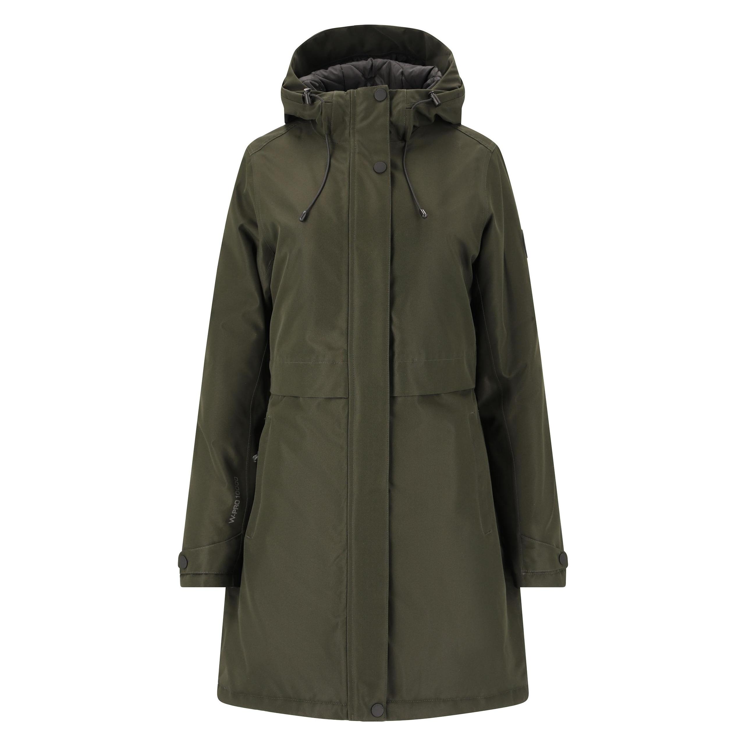 Whistler, Damen, Winterjacken, Women's Mullie V2 Parka W-Pro 10000, Grün, (3XL, 46)