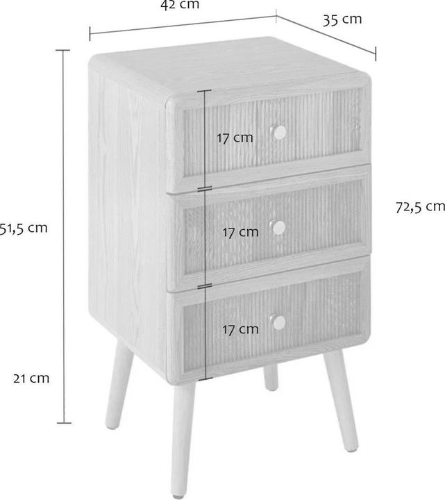 Produktbild CaliCosy Ava (42 x 35 x 71 cm)
