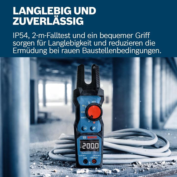 Actual product image Krups Gabelstromzange (CAT III 1000V, CAT IV 600V, Pincer ammeter)