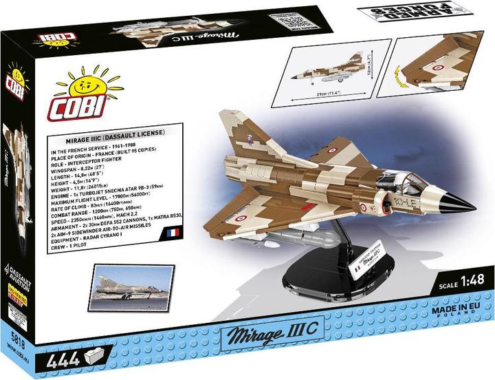 Image du produit Cobi Kit avion de combat Mirage IIIC