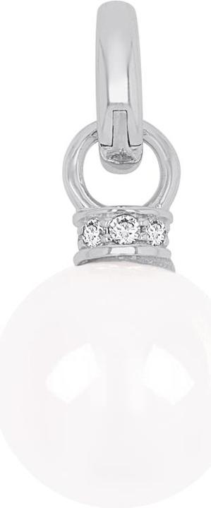 Immagine prodotto Amor Ciondoli da donna, argento Sterling 925, zirconi sintetici, perla conchiglia (Argento 925)