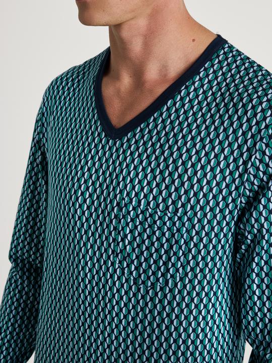 Produktbild Calida Relax Imprint Bündchen-Pyjama (L)