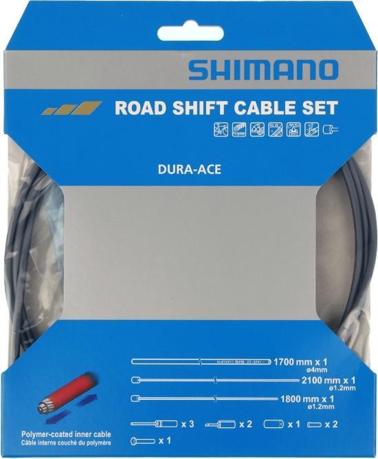 Productafbeelding Shimano Wegschakelkabelset polymeer gecoat