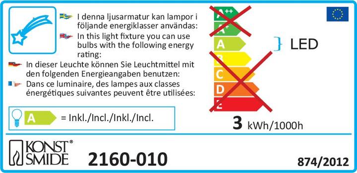 Energie-Label Konstsmide Komet