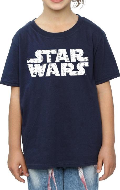 Produktbild Star Wars Christmas Logo TShirt Mädchen (128)