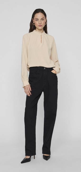 Produktbild Vila High Neck Oberteil mit langen Ärmeln (40)