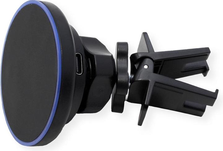 Produktbild Roline Kfz-Magnet-Smartphone-Halter und Induktionsladegerät (15W)