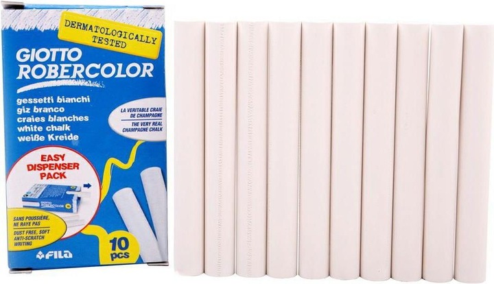 Immagine prodotto Giotto Robercolor - gessetti per lavagna (Bianco, 10 x)